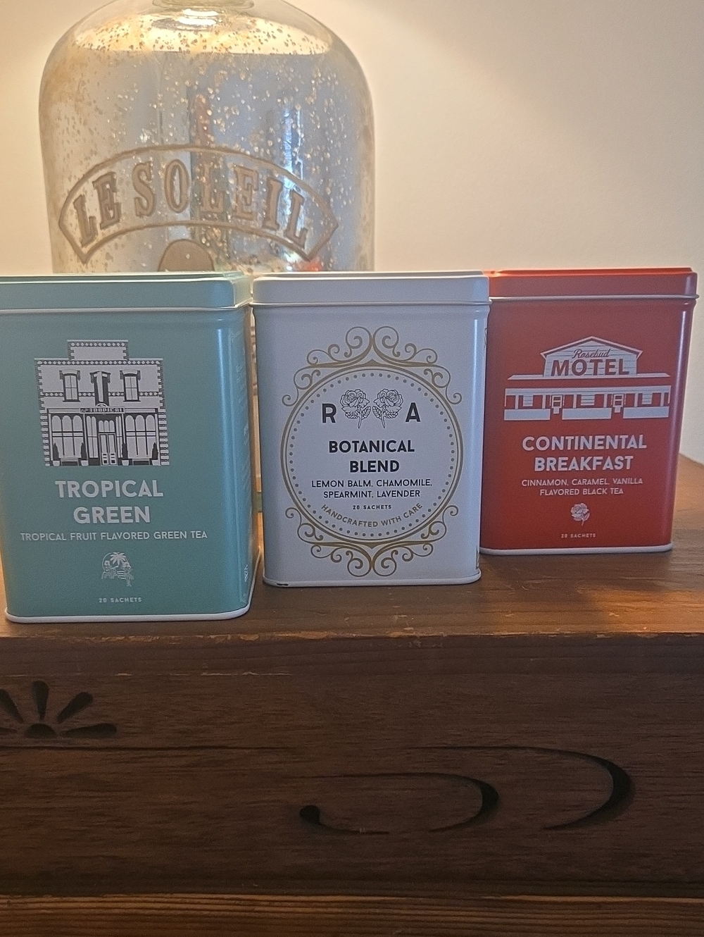 Schitt's Creek Tea Tin Set -empty